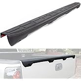 ECOTRIC Tailgate Spoiler Cap Cover Compatible with 1999-2007 Chevy GMC | Compatible with 1999-2007 Chevy Silverado GMC Sierra; Replacement for 15932249 GM1909101 Molding Top Protector Textured Black
