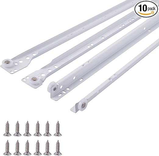 Amazonbasics Ab5012 R20 10 Drawer Slides 20 Inch White Powder