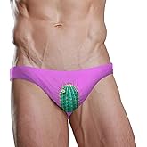 Dallonan Swim Brief Men Bikini Summer Swimsuits Beach Athletic Swimwear Briefs