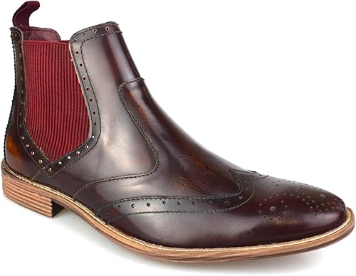 oxblood chelsea boots mens
