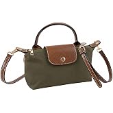 BSLGCTX Mini Crossbody Bags for Women with Adjustable Strap Shoulder | Fashion Mini Tote Purse, Nylon Small Handbag for Ladies