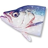 devembr Snowboard Stomp Pad, Funny Fish Stomp Pad Snowboarding with 3D Bumps Design, PVC-Material, 7.8 x 6.7 in