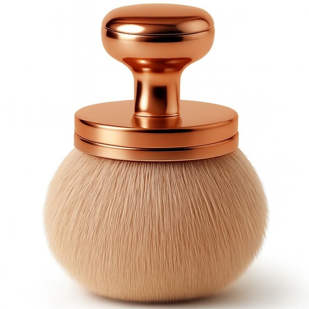 Photo 1 of GOERTI Extra Large Kabuki Body Self Tanner Brush - Blend & Blur Body Brush, Bronzer Tan Tanning Application for Flawless Body & Leg Tanner Makeup, Big Kabuki Tanning Applicator for Face