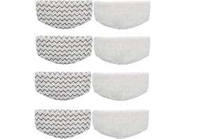 8pcs Replacement Steam Mop Pads for Bissell Powerfresh 1940 1544 1440 Series Steam Mop, Model 1940 1544 1440 Series, 19401, 1