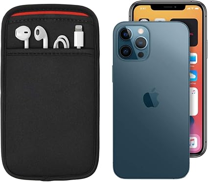 Amazon Co Jp ポケット付 Iphone 12 Pro Max 6 7インチ Xs Max 11 Pro Max 6 5インチ 6 6s 7 8 Plus 5 5インチ 用 Justfit スリーブケース ブラック レッド 専用設計だからジャストフィット 周辺機器が収納出来るポケット付 Ip6pjfscpbr 家電 カメラ