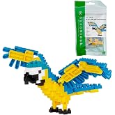 nanoblock - Birds - Blue-and-Yellow Macaw, Collection Series Building Kit