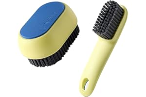 Household Laundry Scrub Brush，Brush Soft Bristle Brush， for Clothes Shoes Sneaker Portable Soft Plastic Cleaning Washing Brus