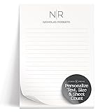 Personalized Stationery Notepads for Women