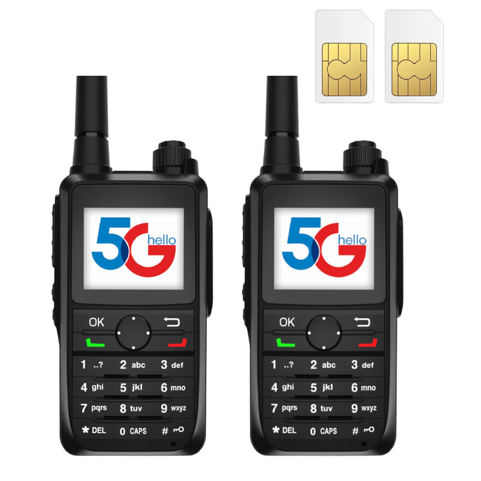 Photo 1 of *SIM CARDS NOT INCLUDED* CLARIGO C Lifetime Use Unlimited Range Walkie Talkies Global Walkie Talkie with SIM Card IP67 Waterproof POC Radios 3000 Miles 5200mAh Battery (V1-6300)