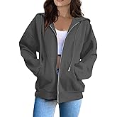 EKIYVO Zip Up Hoodies for Women 2026 Spring Soft Jackets Casual Sweatshirts with Pocket