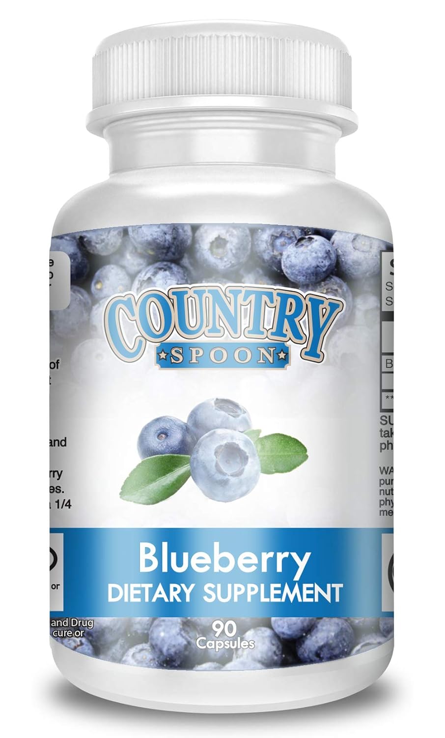 Blueberry Extract Capsules 2 Capsules Equal 1/4 Cup of Fresh