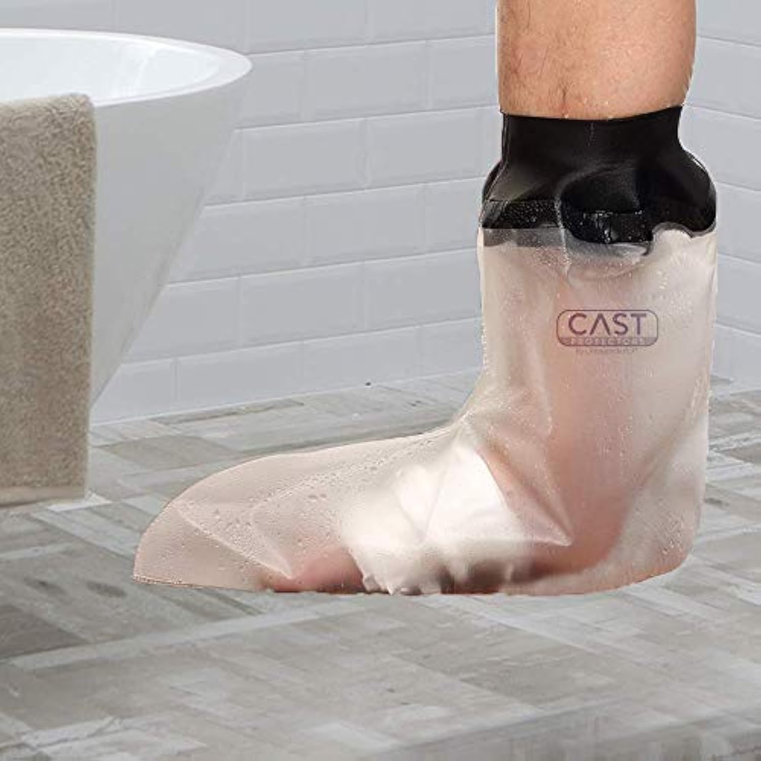 Lifeswonderful - Adult Foot Waterproof Plaster Cast and Dressing Protector Ideal For Showering