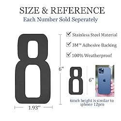 Modern House Numbers for Outside