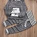 Toddler Infant Baby Boy Girls Clothes Hoodie Fall Winter Sweatsuit Pants Gender Neutral Long Sleeve Outfit Set(18-24 Months, Dinosaur)