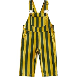YOKJZJD Toddler Baby Boy Girl Stripe Suspender Pants Bib Overalls | Overalls Pants, Halloween Outfit, Fall Winter Outfits