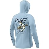 Palmyth Fishing Shirts for Men Long Sleeve Sun Protection Fishing Hoodie UPF 50+ Shirt Neck Gaiter