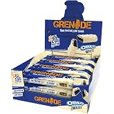 Grenade High Protein, Low Sugar Bar, 12 x 60g - Oreo White