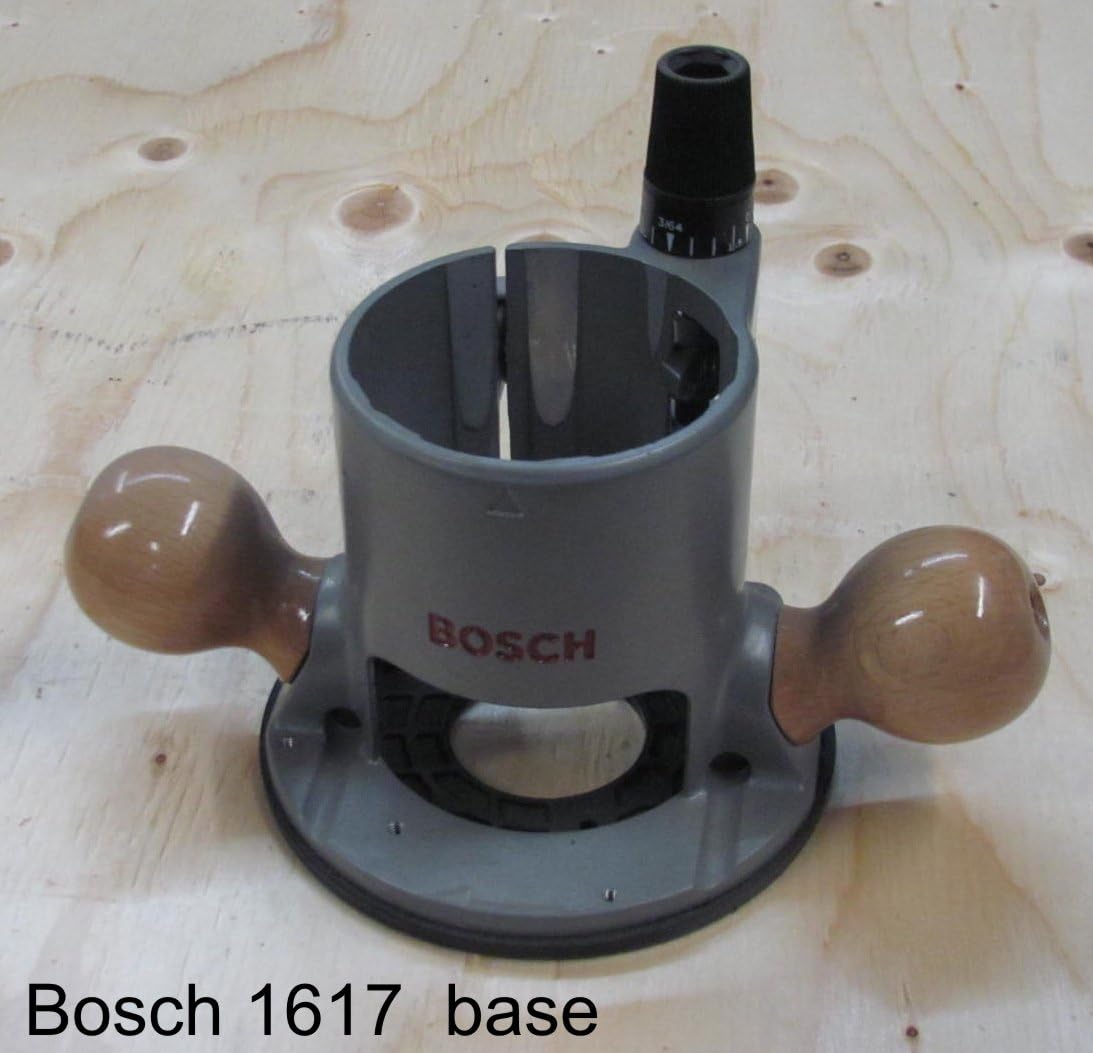 Fixed router base for Bosch 1617 router