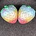 callm Squishies Rainbow Strawberry Slow Rising Jumbo Squishy Toys Kawaii Cute Scented Squishies Kids Party Squishy Stress Reliever Toy (B)