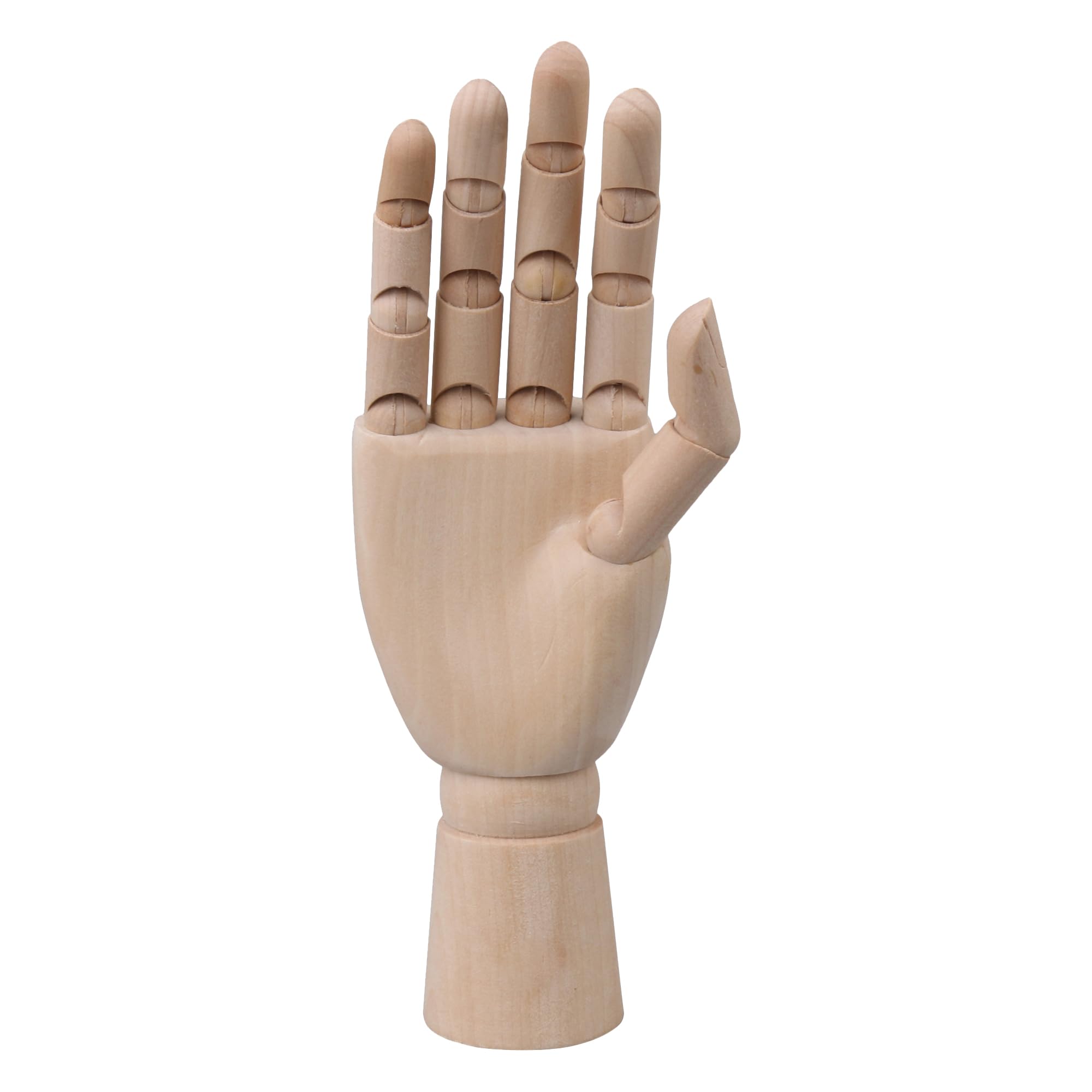 BQLZR 8.07x2.56x1.69 Inch Body Artist Model Articulated Mannequin Wooden Right Hand Manikin for Art Drawing