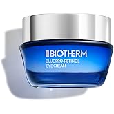 Biotherm Blue Pro-Retinol Wrinkle Smoothing Eye Cream, Anti-Wrinkle and Dark Circles Eye Care with Biotech Plankton & Pro-Retinol, Smoothes and Brightens, Ophthalmologically Tested, Vegan, 0.5 Fl. Oz