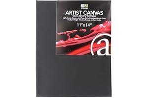 Art Advantage Artist Canvas Visual Edge 11x14, Black, Stretched Canvas for Painting, Canvas Boards for Painting, Canvas for Painting, Canvases for Painting, Stretched Canvas