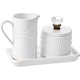 Farmhouse Inspired Vintage Doorknob Cream and Sugar Set