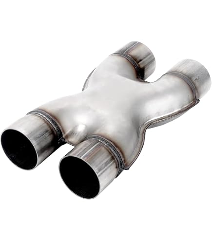 2.5" Dual Exhaust Kit For Chevy GMC 1500 2007-2014 – Y Pipe Corner Exit, Aluminized Steel