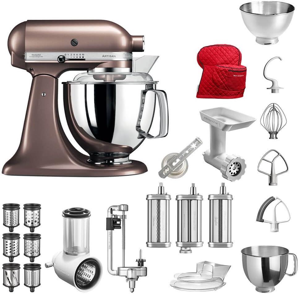 KitchenAid Küchenmaschine Artisan, 5KSM175PS, Bestseller Paket inkl
