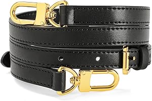 BEUDW Vachetta Leather Adjustable Crossbody Strap for Leather Shoulder Strap Belt Replacement Suitable for L V Handbags
