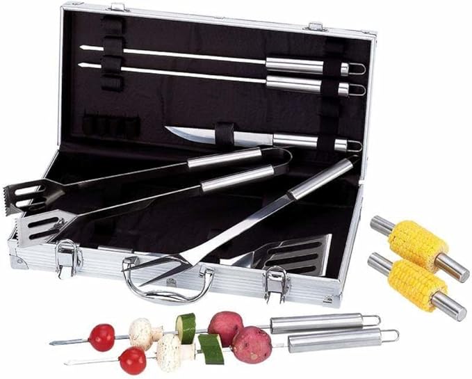 13pc Barbeque Grill Utensil Set in Case BBQ Cookware