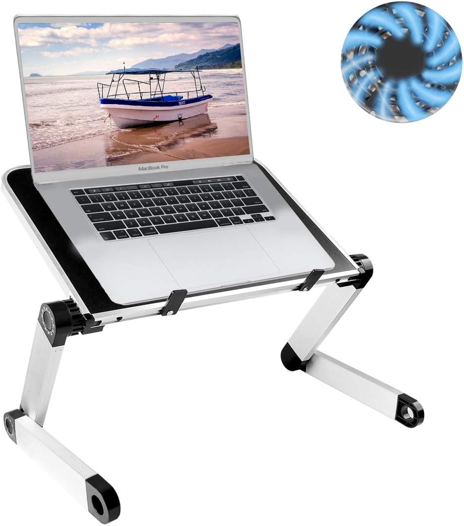 Adjustable Laptop Stand, Aluminum Laptop Table Desk