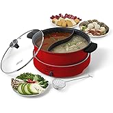 Starfrit The Rock XL Dual-Sided Electric Hot Pot - 5L - Rock.Tec Non-Stick - Variable Temperature Control - 1500W