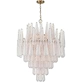 Crystorama 21 Light Aged Brass Chandelier