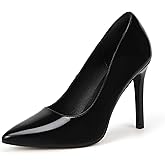 IDIFU IN4 Women's Pumps High Heels Closed Toe Stiletto Pointed Toe Dress Shoes Wedding Prom Bridal Daily Work Office Business Trendy Fashion Sexy Comfortable Pumps Dressy Shoes