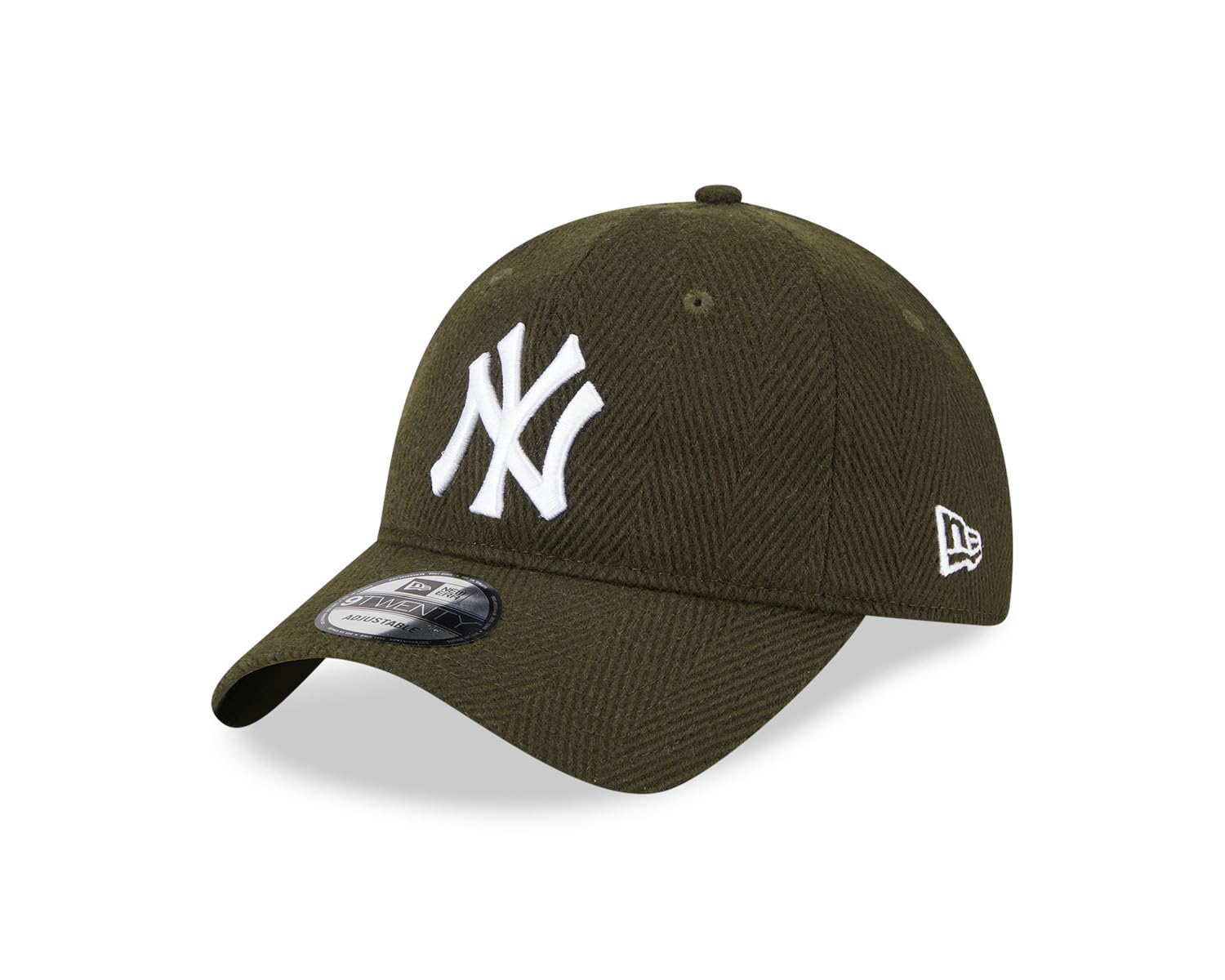 New Era Men's 920 MLB New York Yankees Herringbone 9Twenty Baseball Cap Green