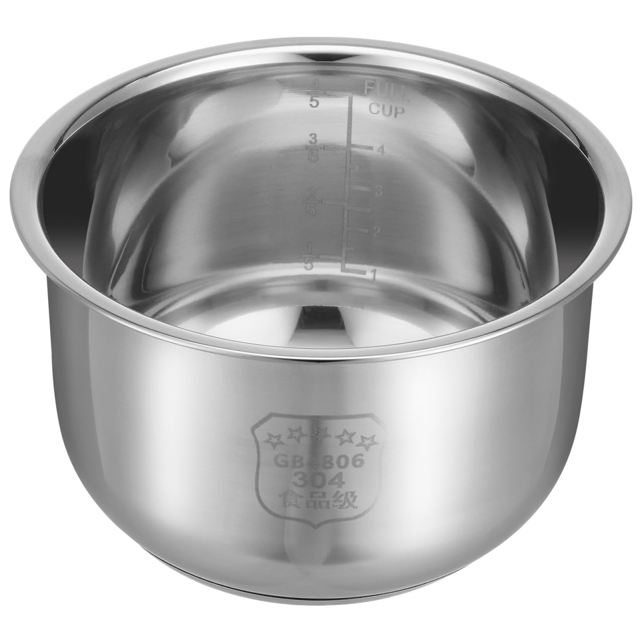 Photo 1 of 2L Rice Cooker Inner Pot Cooking Pot Rice Cooker Cooker Liner Containers Replacement Inner Rice Container Replacement Liner Fits 6 Cup Cooked Capacity Kitchen Tools 7.08X4.25Inch