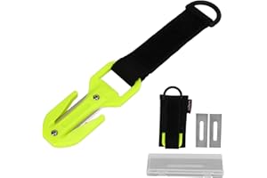 Scuba Diving Cutter, Scuba Diving Line Cutter Blades Double Sided Durable for Safe Diving
