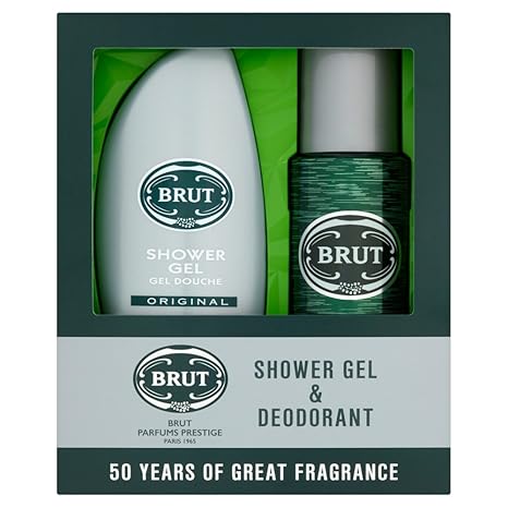 Brut 200ml Deodorant Spray / 250ml Shower Gel