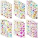 Kids Stickers (1200 +),Stickers for Kids, Kids Scrapbooking, 40 Different Sheets, Random Including Cute Fish and Animals,Butterflies, Cars, Airplane, Letters, Numbers and More(40 Pack)