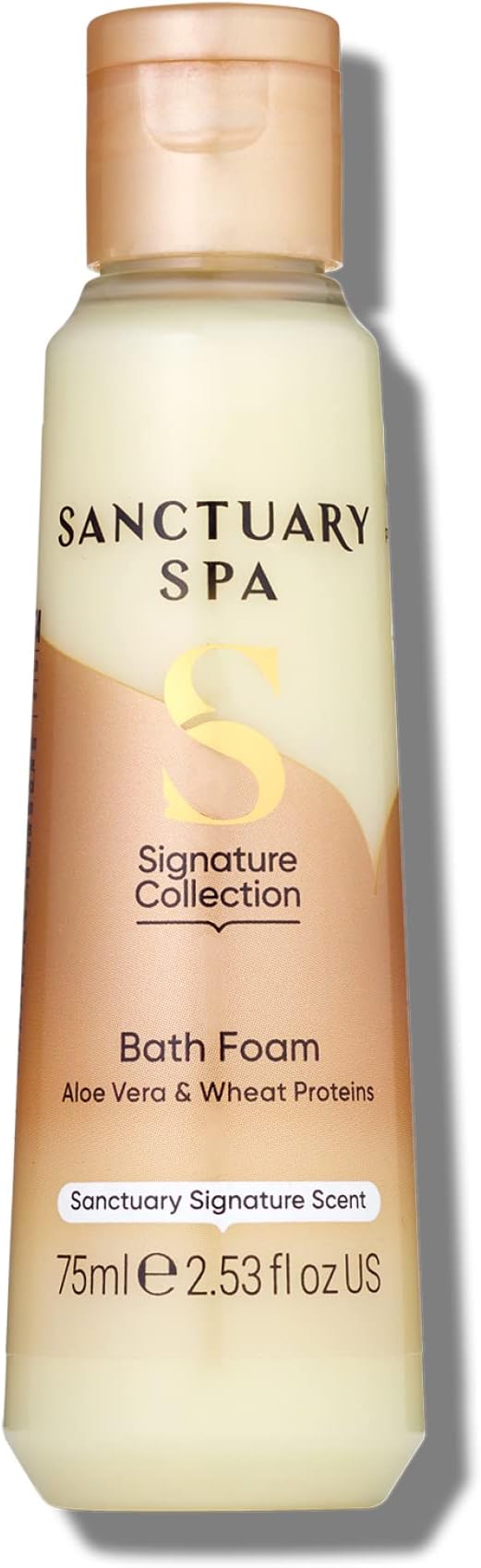 Sanctuary Spa Foaming Bath Soak Cream 75ml Orange Wheat Protein Aloe Vera Vegan