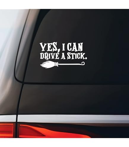 WITCH ON A BROOMSTICK DECAL FOR WINDOW CAR LAPTOP MIRROR DRINKS BOTTLE – Inspired by Script
