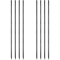 VVOKGO 48 Inches 8Pcs Steel Rebar Stakes with