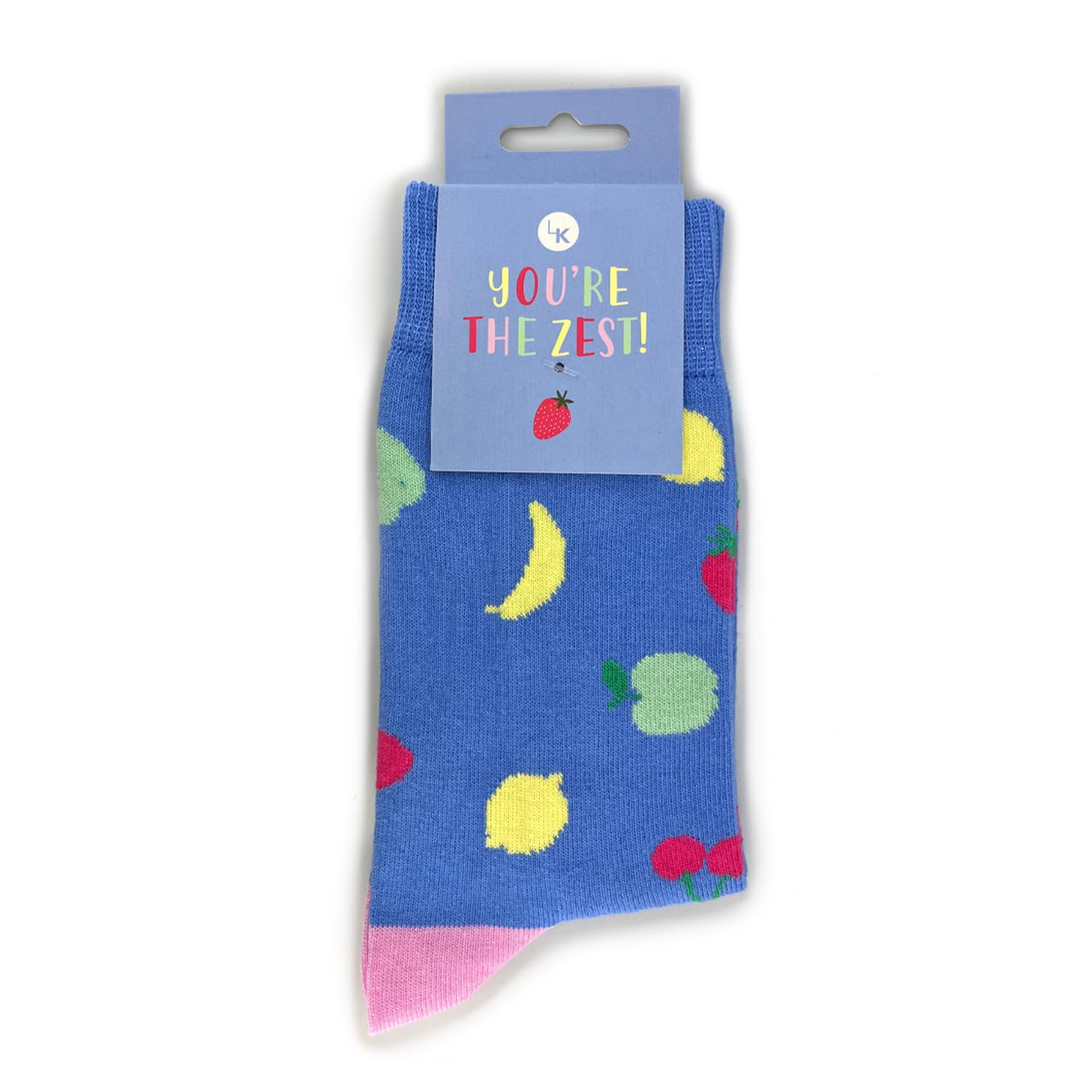 Love Kates Snazzy Socks You're The Zest! Fruity Ladies Socks Size 4-7 Novelty Sock Gift LKSOCK013