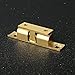 Alise Double Roller Catch Cabinet Latches,Adjustable Double Ball Tension Roller Catch Latch Brass Cabinet Door Latch,67mm Solid Brass Cabinet Latches and Catches,Pack of 4