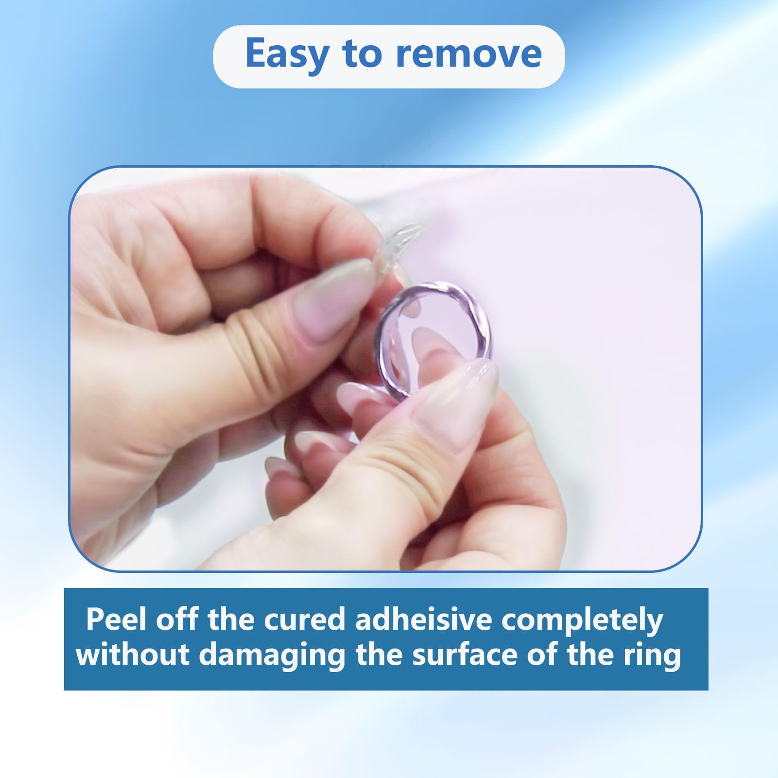 Ring Sizers for Loose Rings Ring Adjuster Ring Guards for Women Loose Rings Invisible Glue Ring Spacer Fit Any Rings