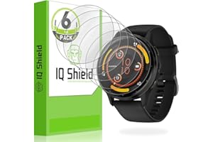 IQShield 6 Pack for Garmin Venu 3 Screen Protector: Clear TPU Film, Bubble-Free Installation, Full Coverage, Scratch-Resistant, Case Friendly, HD Clarity for Ultimate Protection