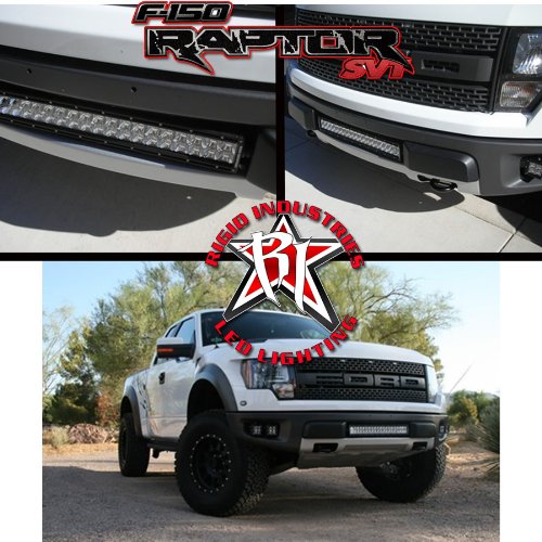RIGID 20" LED LIGHT BAR FORD F150 RAPTOR LOWER GRILLE KIT