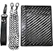 Minimalist Carbon Fiber RFID Blocking Anti-Theft Wallet w/ Removable Chain