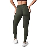 UNISSU Hugcurve No Front Seam Hidden Scrunch Butt High Waisted Workout Leggings for Women Butt Lifting Yoga Pants Gym - 25''